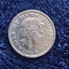 2003 Isle of Man Elizabeth II Coin Portrait Design Uncertified Ungraded