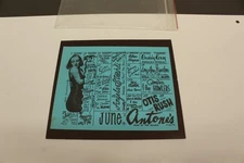 Vintage 1986 Advertising Theater Playbill Hand Bill June At Antone's Home 