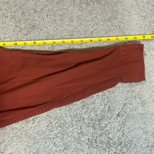 Wrangler Men's Large Long Sleeve Button Down Shirt Burnt Orange - Picture 8 of 9