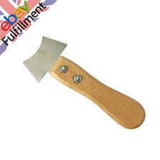 Wood Handle Stainless Steel Guitar Fret Saw Nuts String Slots Cleaning File Tool