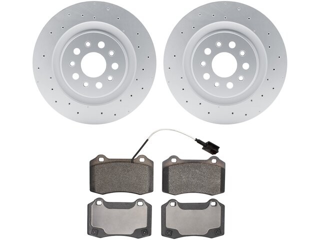 Rear Brake Pad and Rotor Kit fits Maserati Ghibli 2017-2022 48SCYM