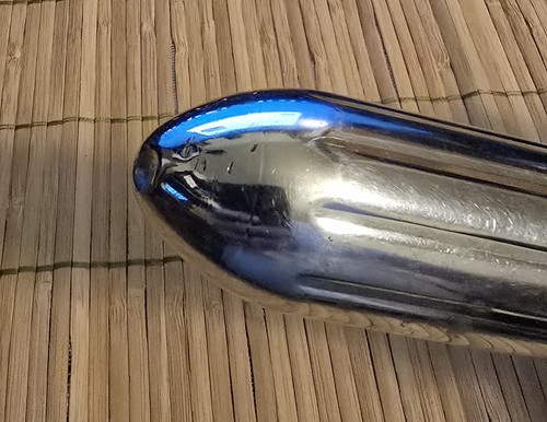 Torcia elettrica vintage Ray-O-Vac Torpedo Bullet Stylet metallo cromato - Made in USA 2D - Foto 3 di 5