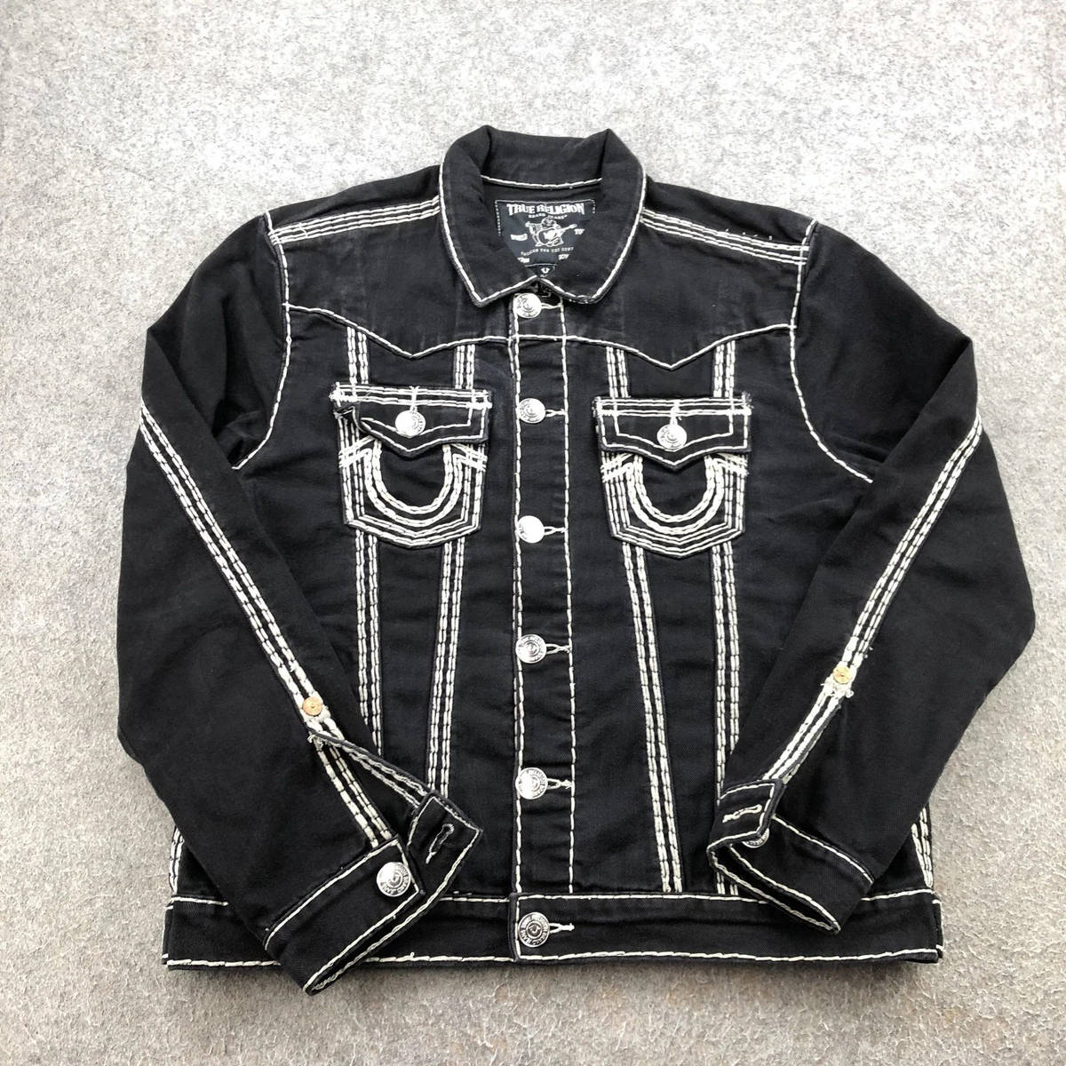 True Religion Denim Jackets for Men for sale | eBay