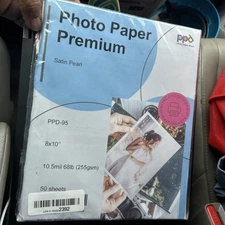 PPD Premium Satin Pearl Semi Gloss Photo Papers 8" x 10" PD-95 Lot of 50