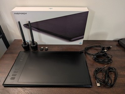 Huion Inspiroy Q11K Wireless Drawing Tablet   Extras Included (2 Pens, Cables)