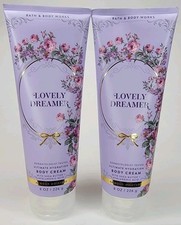 2 BATH  BODY WORKS LOVELY DREAMER ULTIMATE HYDRATION BODY CREAM 8 OZ
