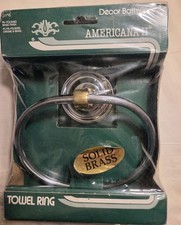 Solid Brass Decora Bathware Americana II Towel Ring Vintage Style Bathroom