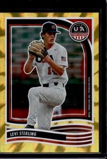 2024 Panini Stars and Stripes - Levi Sterling #87 Gold /10 (RC)
