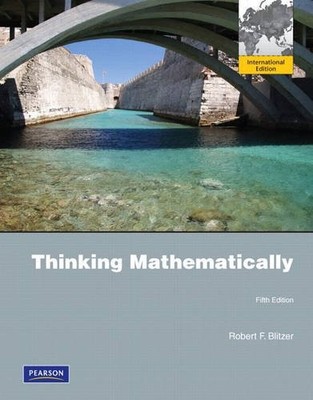 THINKING MATHEMATICALLY: INTERNATIONAL EDITION *Excellent Condition*