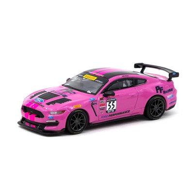 Tarmac Ford Mustang GT4 pink #55 Pirelli World Challenge 2018 1:64