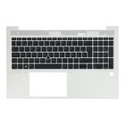 HP -Laptop -Tastatur Aery BE + Top Cover, BL - Silber