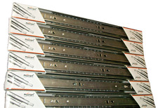 6 Pair 18" Soft Close Full Extension Drawer Slides 150lb Ball Bearing Side Mount