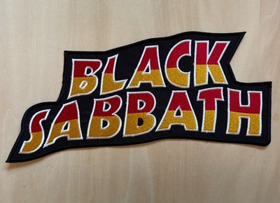 BLACK SABBATH - Logo Patch - Embroidered Backpatch - Large Sew On