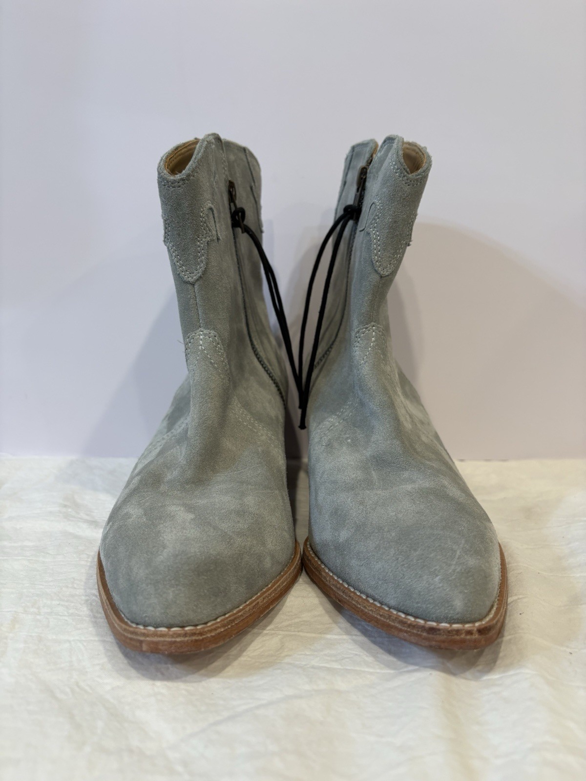 Free People Women’s Frontier Dusty Western Boots, Size US 39