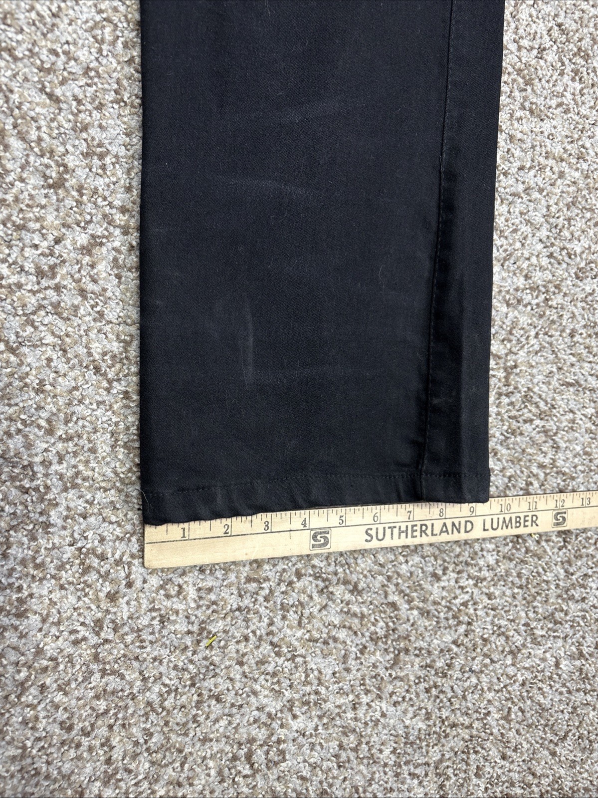 AHP Another Hype Piece Jeans Mens 48 (49x34) Black Skinny Straight Dark Denim - View 13