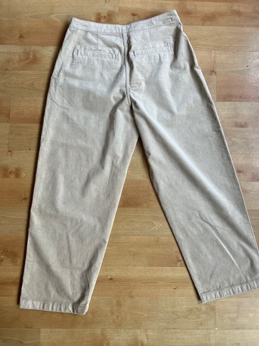 BN Ladies Per Una M&S Natural Beige Slouchy Fit Cord Trousers Size 18 Reg £45 - Picture 7 of 11
