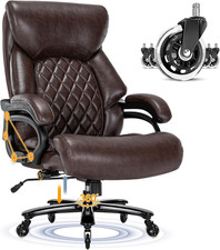 Big and Tall Office Chair for Heavy People, 500LBS High Back Extra Wide Heavy Du
