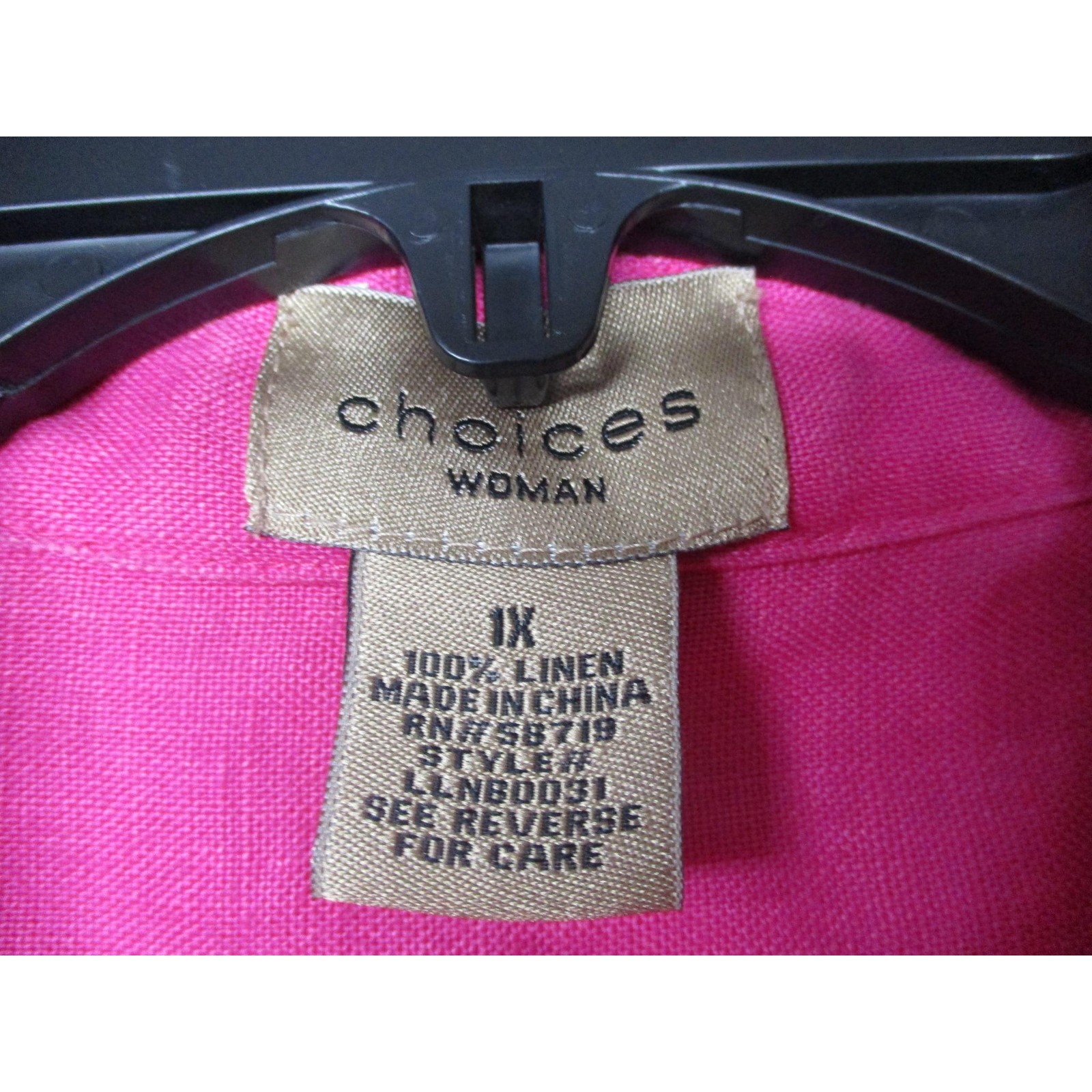 Choices Lightweight Classic ButtonUp Collared 3/4… - image 4