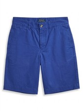 Polo Ralph Lauren Boys Blue Chino Shorts Size 12 Embroidered Pony Logo Casual