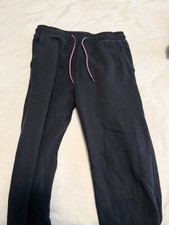 Tommy Hilfiger Men  s Black Sweatpants S Drawstring Elastic Waist