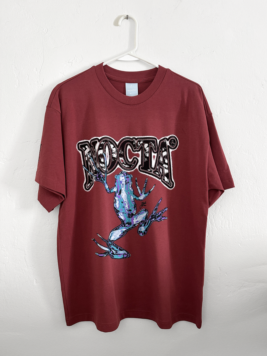 Nocta Nike RARE Friends & Family Opal Abel T-Shirt - Maroon