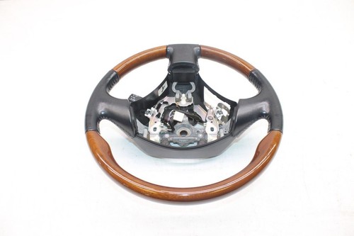 2006 LEXUS SC430 Z40 CONV #378 STEERING WHEEL BLACK & MD.BROWN - Picture 4 of 15