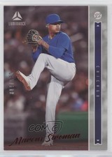 2022 Panini Chronicles Luminance Red 80/100 Marcus Stroman #18 0a3