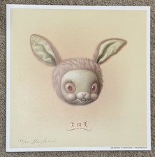 Mark Ryden Art Print Rosie's Tea Bunny 2006 Offset Lithograph Poster S/# 250