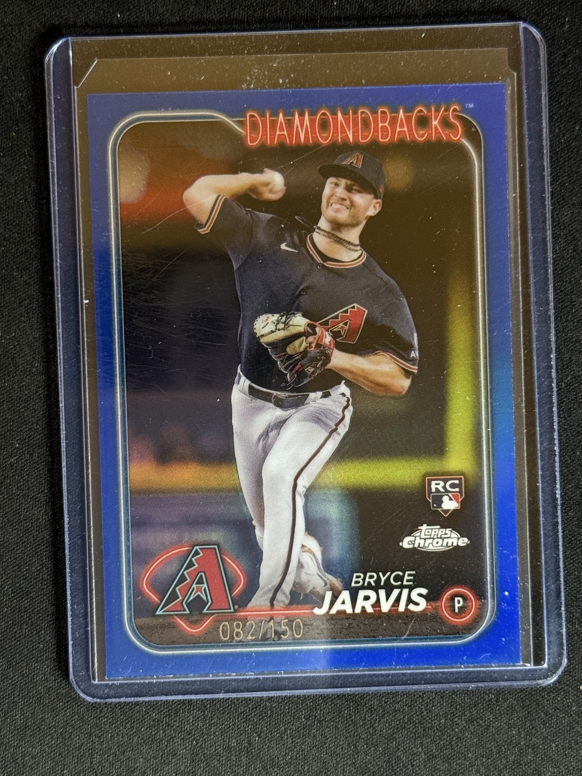 2024 Topps Chrome #75 Bryce Jarvis Blue Refractors #/150