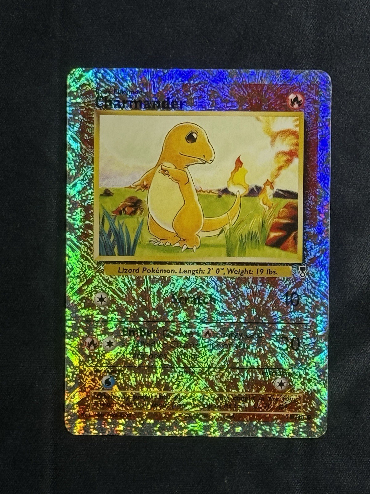 NM Charmander Reverse Holo 70/110 Legendary Collection Pokemon Card