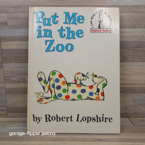 Put Me In The Zoo Dr Seuss Hardcover Robert Lopshire Vintage 1960 Classic Kids - Picture 1 of 14