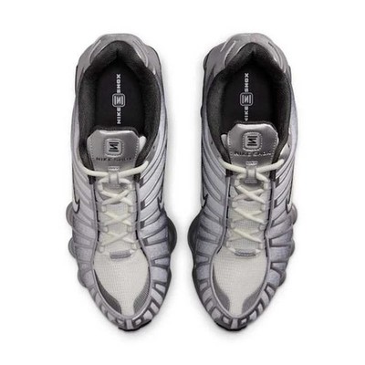 Nike Shox TL Metallic Silver White PRINT Sneakers Retro OG