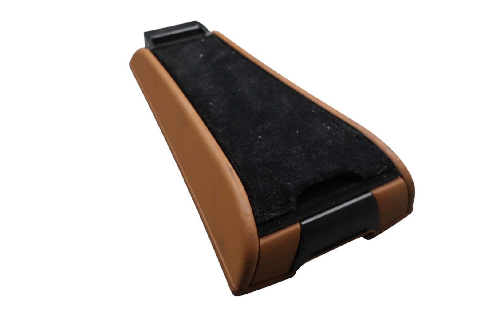 07-11 Bentley Continental GTC Rear Center Console Arm Rest Armrest Brown Oem