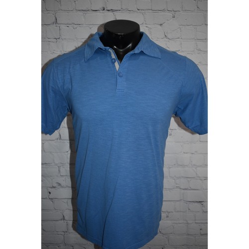 ExOfficio Golf Polo Shirt Men Size Large Performance Polyester Cotton Blend Blue - Picture 3 of 7