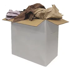 Reclaimed Corduroy Cloth Rag 25 Lb. Varies Sizes, Assorted, 5Lvd7