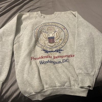 Clinton Gore 1993 Presidential Inauguration Vintage Sweatshirt Size L