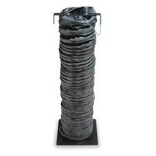 Allegro Industries 9600-15Ex Statically Conductive Duct,15 Ft.,Black