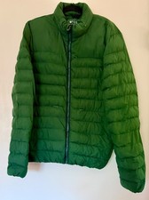 Women s Figs Scrubs On-Shift Packable Puffer Jacket Green Size M