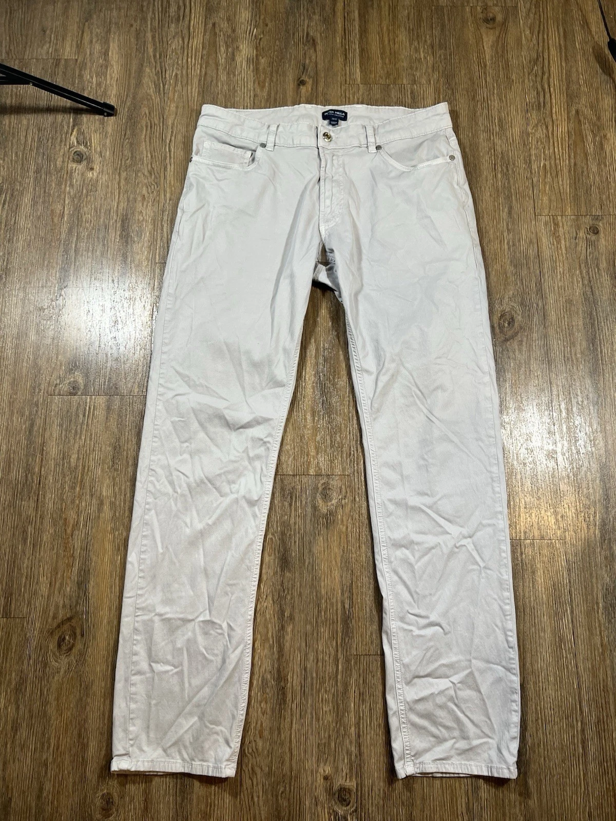 Peter Millar crown crafted Wayfare 5 pocket pants men's 34x32 (fit 33x31) Gray