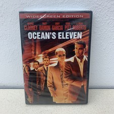 NEW DVD Oceans Eleven Widescreen Clooney Damon Pitt Robert’s Garcia FACTORY SEAL