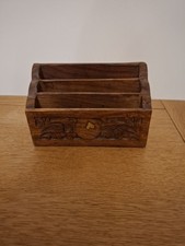 Vintage Wooden Letter Rack