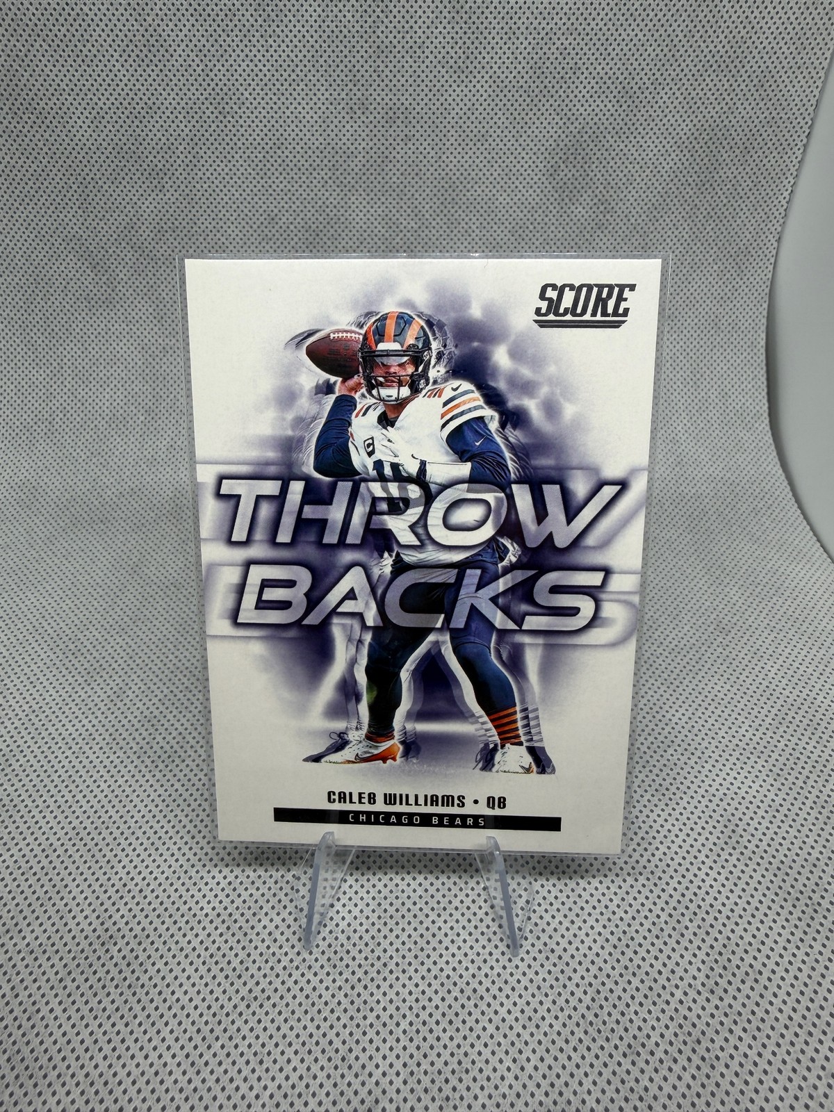 2025 Score #4 Caleb Williams Throwbacks Orange