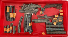 163 Pc. Lot Of Atlas HO Train Track Mixed Silver, Brass  Str. Curves,Switches