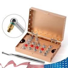 Dental Universal Implant Removal Kit Golden Box Broken Screws Extract Tool Set