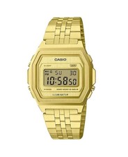 CASIO Men Digital Quartz Casual Watch Classic Dress Gold color Dial Waterproof R