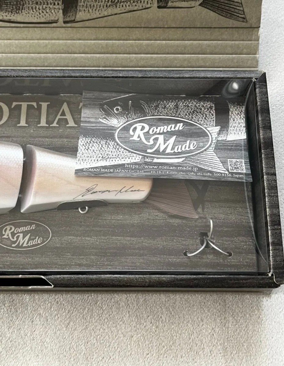Leurre Roman Made The Negotiator Glitter White – édition Limitée, Swimbait Neuf