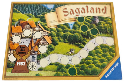 Sagaland, Ravensburger, Alte Ausgabe, Spiel des Jahres 1982, Vollständig