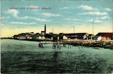 PC PAKISTAN DISTANT VIEW OF MANORA, KARACHI (a84105)