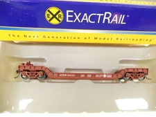 Exact Rail Ho 1755-1, Depressed Center Flat Car, Santa Fe 90131