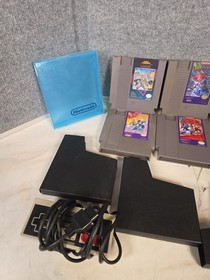 Mega Man Lot 1,2,3,4,5,6 Nintendo NES Authentic Cartridges +Sleeves+ Controllers